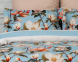 Турецкое постельное белье Prima Casa Digital Satin 200 х 220 см Magnolya Blue 0