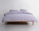 Турецька постільна білизна із вареної бавовни Limasso Stonewashed 200 х 220 см Opal Grey 1