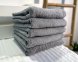 Полотенце турецкое махровое однотонное Zeron 50х90 серое плотность 550 г/м2 0