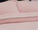 Плед-покривало турецьке ultra soft Zeron 220х240 з наволочками Полоска пудра 1