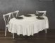 Скатертина тефлонова овальна 160х220 Viyana Crem 0