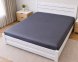 Простынь на резинке LARA сатин LUX dp13255 GREY 160х200+25 см 0