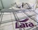 Постельное белье LARA сатин d13234e180 с простынью на резинке 180х200х25 евро 200х220 см 3