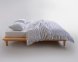 Турецька постільна білизна із вареної бавовни Limasso Stonewashed 200 х 220 см Inara Snow White 2