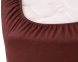 Простынь на резинке LARA сатин LUX dp13260 BROWN 160х200+25 см 3
