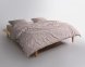 Турецкое постельное белье из вареного хлопка Limasso Stonewashed 200 х 220 см Inara Oxford Tan 2