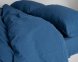 Турецька постільна білизна із вареної бавовни Limasso Stonewashed Ranforse сімейна Dress Blue 2