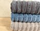 Набір махрових турецьких рушників Zeron 3 штуки 50х90 Microcotton Dalgali Desen 0