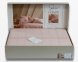 Турецкое постельное белье из вареного хлопка Saheser Stonewashed Ranforse Naturel 200 х 220 см Jasmin Pudra 0