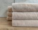 Набір турецьких махрових однотонних рушників Zeron 6 штук 70х140 Beige щільність 500 г/м2 2