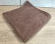 Рушник турецький махровий однотонний Zeron 50х90 Brown щільність 500 г/м2 2