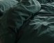 Турецкое постельное белье из вареного хлопка Limasso Stonewashed Ranforse семейное Dark Green 3