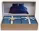 Турецкое постельное белье из вареного хлопка Limasso Stonewashed Ranforse 200 х 220 см Coastal Trio Dress Blue 0