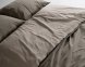 Турецкое постельное белье из вареного хлопка Limasso Essualte Stonewashed Ranforse 200 х 220 см Oxford Tan-Akdeniz Yesili 4