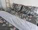 Постільна білизна LARA сатин d13267e180 з простирадлом на резинці 180х200х25 євро 200х220 см 3