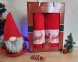Набор новогодних полотенец Gulcan 50x90+70х140 Merry Christmas Deer Red 0