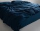Турецька постільна білизна із вареної бавовни Limasso Stonewashed Ranforse сімейна Dress Blue 6