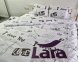 Постільна білизна LARA бязь d11291d двоспальна 3