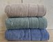 Набір турецьких махрових рушників Cestepe MicroCotton Premium 3 штуки 70x140 Nevara 2 щільність 600 г/м2 1