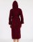 Халат велюровий Nusa NS 6890 Bordo жіночий розмір M 0