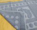 Турецкое полотенце для ног Zeron 50х70 Blue плотность 750 г/м2 1