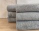 Набор турецких махровых однотонных полотенец Zeron 6 штук 70х140 Light Gray плотность 500 г/м2 0