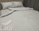 Постільна білизна LARA сатин-страйп Light gray d13040e євро 3