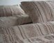 Турецька постільна білизна із вареної бавовни Limasso Stonewashed Ranforse 200 х 220 см Coastal Trio Oxford Tan 4