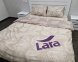 Постельное белье LARA бязь d11365e160 с простынью на резинке 160х200х25 евро 200х220 см 0