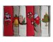 Набор новогодних полотенец кухонных Nilteks 6 штук 40х60 вафельные с вышивкой Christmas 2 1