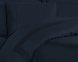 Турецька постільна білизна La Romano Mona Premium Satin Montova Navy Blue євро 4