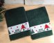 Набір новорічних рушників Gulcan 50x90+70х140 Merry Christmas Tree Green 0