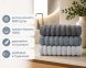 Набор турецких махровых полотенец Cestepe MicroCotton Premium 3 штуки 50x90 Ezgi 9 плотность 600 г/м2 0