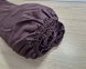 Простынь на резинке LARA сатин LUX dp13260 BROWN 160х200+25 см 5