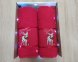 Набор новогодних полотенец Gulcan 50x90+70х140 Merry Christmas Red 4