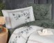 Турецька постільна білизна La Romano Premium Satin Lina Green євро 2