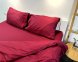 Постільна білизна LARA сатин-страйп LUX red d13225е євро 0