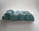 Турецька постільна білизна із вареної бавовни Limasso Stonewashed Ranforse сімейна Mineral Blue 6