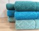 Набор махровых турецких полотенец Zeron 50х90 3 штуки + 70х140 3 штуки Microcotton Kilim Desen 1