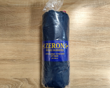 Простынь на резинке трикотажная Zeron Dark Blue 160х200