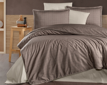 Турецька постільна білизна La Romano Premium Satin Ruth Woden євро