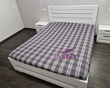 Простынь на резинке LARA ранфорс dp12075 160х200х25