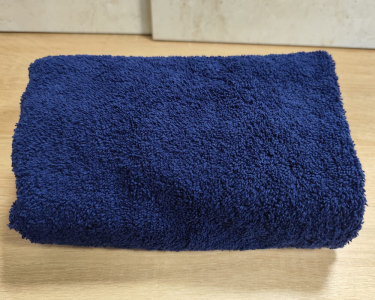 Полотенце турецкое махровое однотонное Zeron 50х90 Dark Blue плотность 500 г/м2