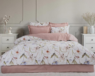 Постельное белье Saheser Digital Satin 300 TC 200х220 см Carmela