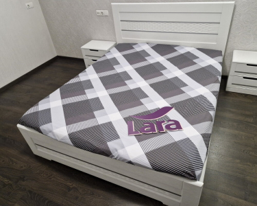 Простынь на резинке LARA ранфорс dp12072 160х200х25