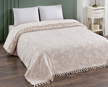 Жакардове махрове покривало Zeron Turkey Havlu Pike Exlusive 220х240 V6