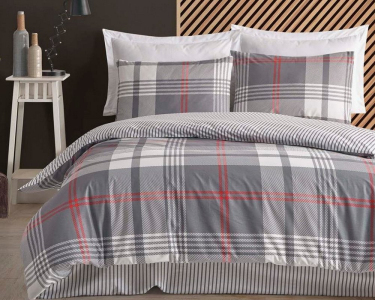 Постільна білизна Altinbasak Creaforce ранфорс Notte Shadows євро