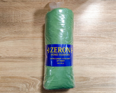 Простирадло на резинці трикотажне Zeron Green 160х200