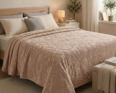 Простынь махровая жаккардовая Parisa Home Premium 200х220 плотность 470 г/м2 бежевая