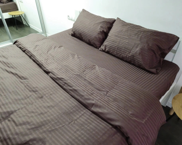 Набір наволочок LARA з сатин-страйпу LUX 2 шт 50х70 dn13232